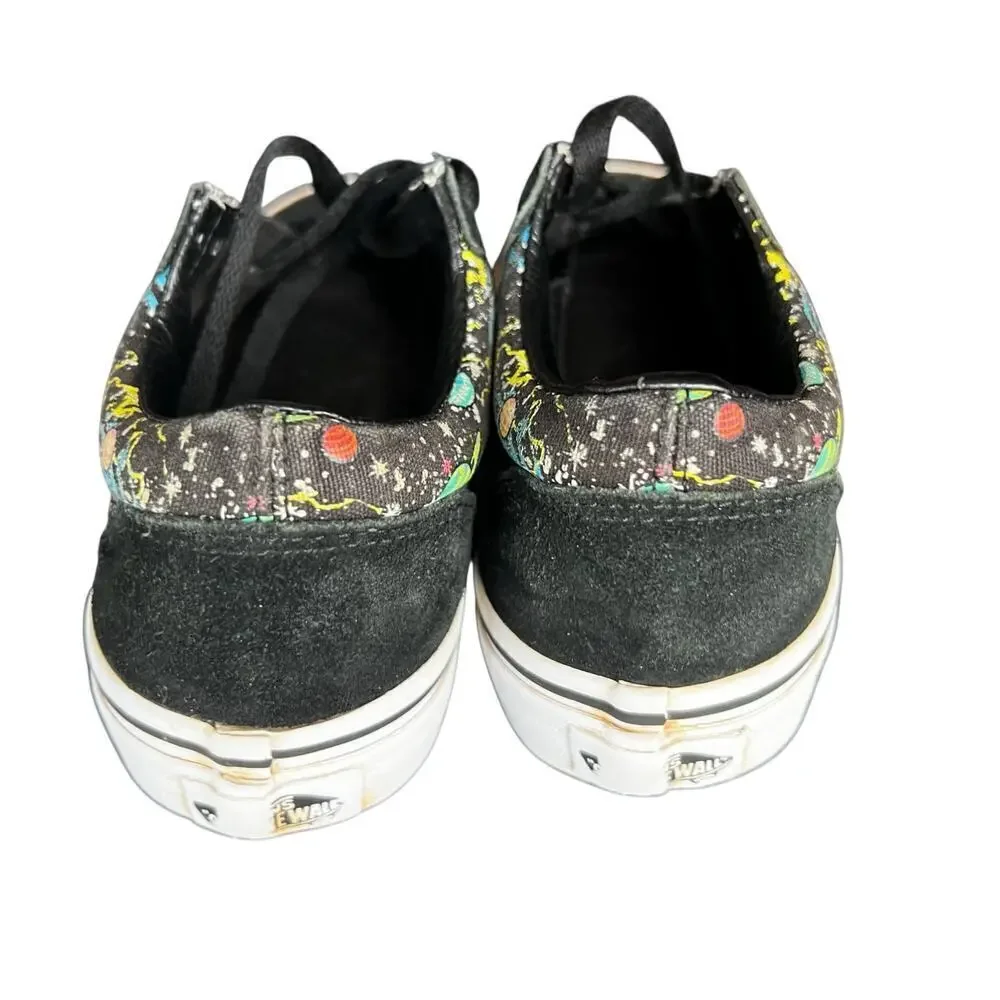VANS Old Skool Glow in the Dark Psychedelic Cosmic Solar System SK8 Youth Sz 2.5
